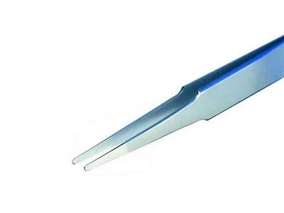 Piergiacomi 2A-SA Tweezers (Rounded and Flat Tips, 120mm)