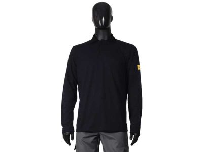 QGO - ESD Long Sleeve Polo Shirt (Unisex, XS-XX)