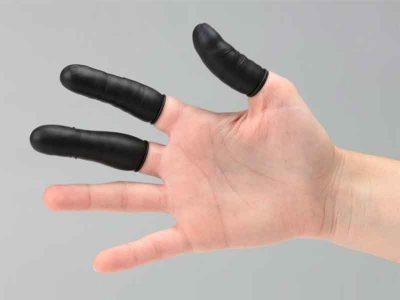 Guanti antistatici, guanti antiscivolo da lavoro completo delle dita per  l'elettronica, 230 x 90 mm, giallo chiaro, 3 paia : : Fai da te