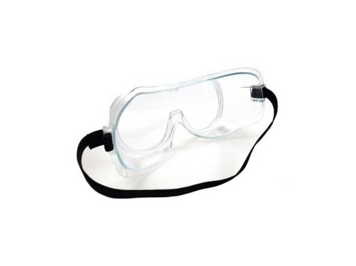 Occhiali protettivi in plastica EN 166 con banda elastica