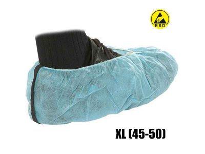 Disposable ESD Overshoes in 100pcs Pack - Size: XL (45-50)