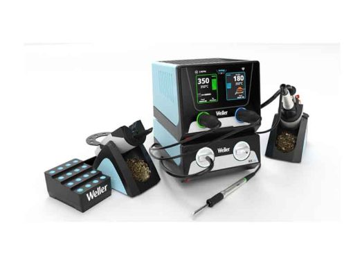 WXSMART Rework Set Weller (T0053456699) - Stazione di rilavorazione con WXAIR e utensili, 4 canali, 300W