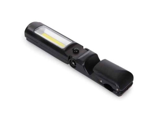 Lampada torcia LED snodabile con gancio e magnete (80lm+15lm)