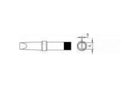 Weller PT D9 (4PTD9-1) - Soldering Tip Chisel 480°C, Ø4.6x0.8mm